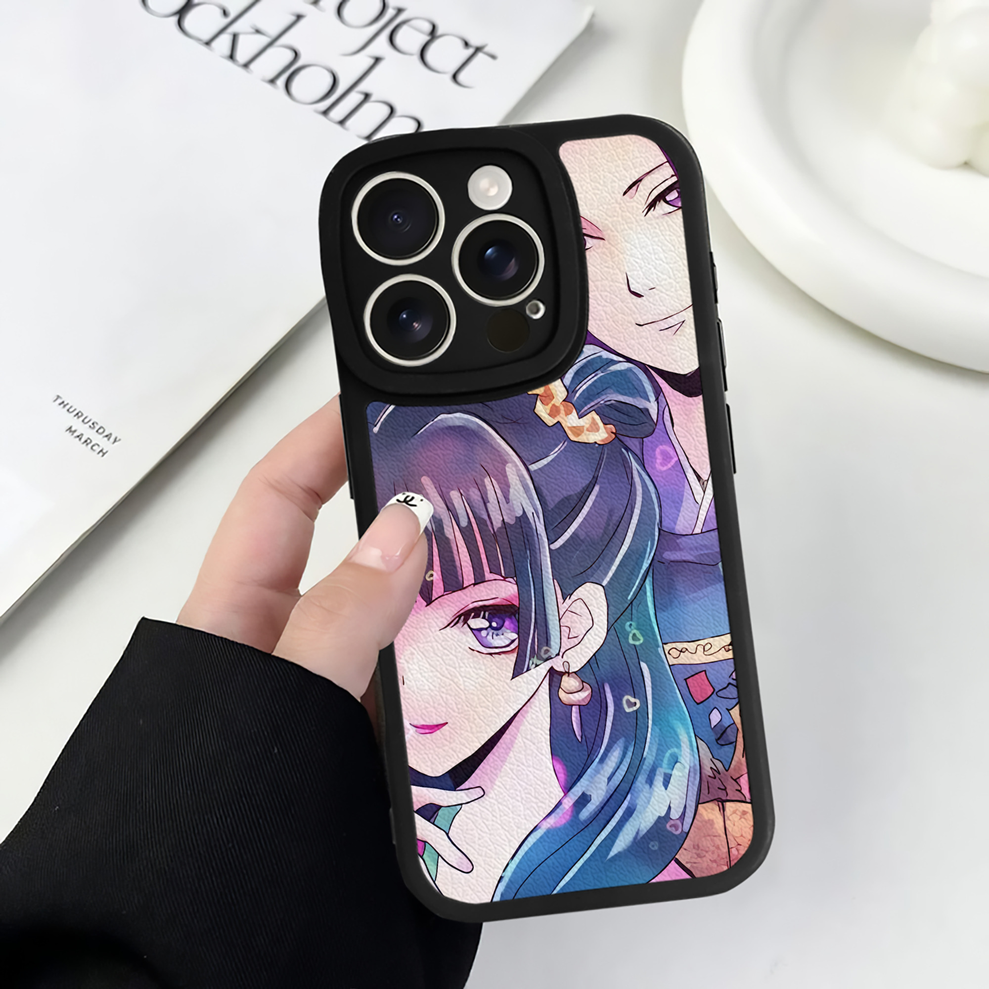 薬屋のひとりごと The Apothecary Diaries 【iPhone 16シリーズ対応】シリコンスマホケース（レザー調） 材質：シリコン